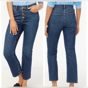 J. Crew mid rise kick flare Women's Ankle Jeans